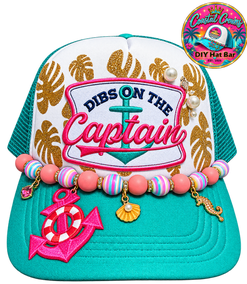 DIY Trucker Hat - Dibs on the Captain